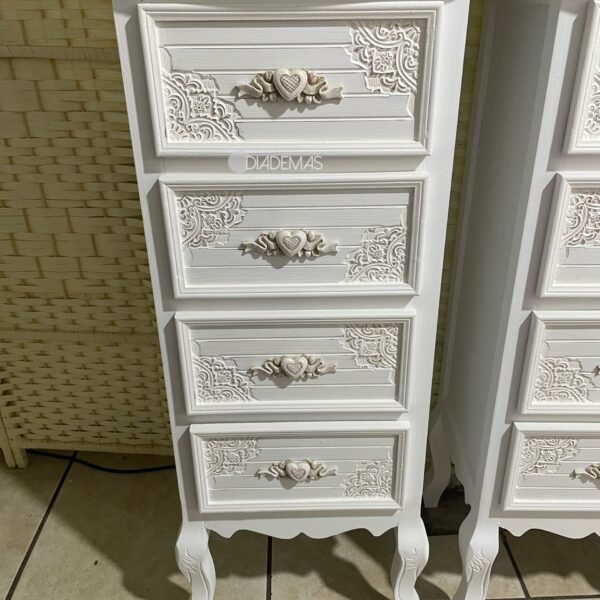 Cajonera Corazon 4 Cajones 100x40x30