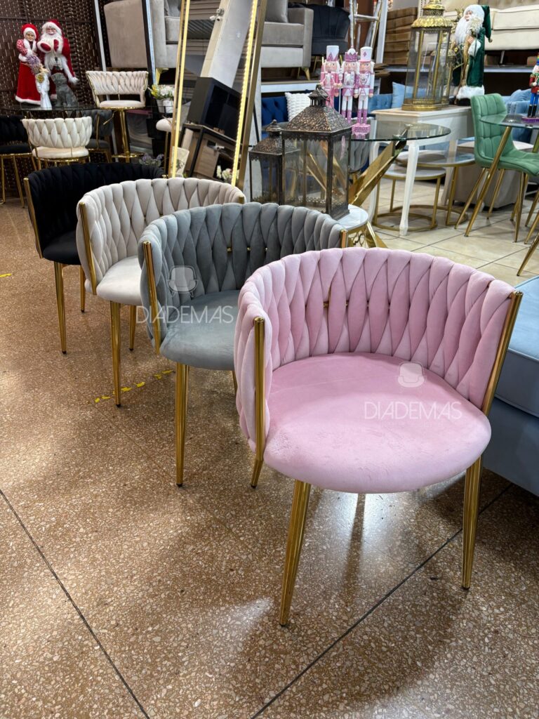 Silla Trenza decorativa en distintos colores