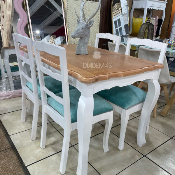 Comedor Normando 120x80 con 4 sillas