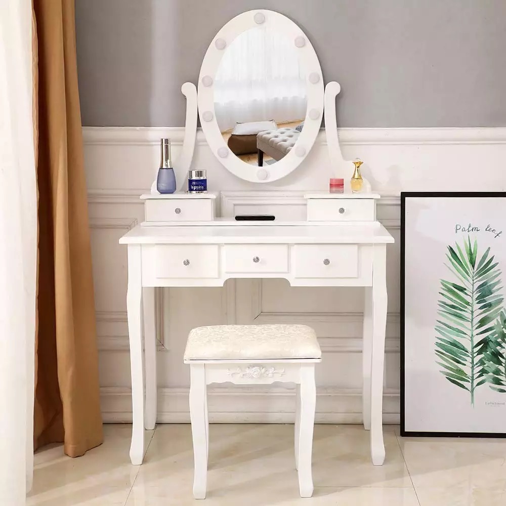 Tocador Luz Foco 145x40 para dormitorio