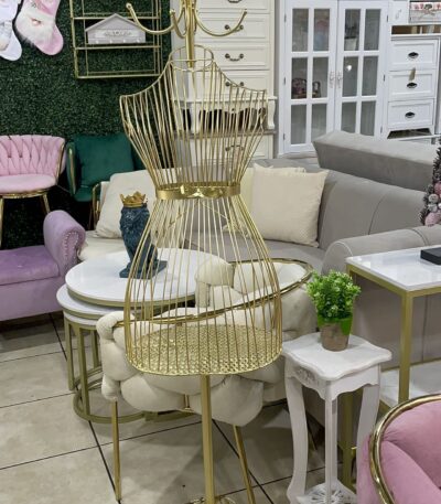 Maniqui Perchero Gold 170x40 para decoraci&oacute;n