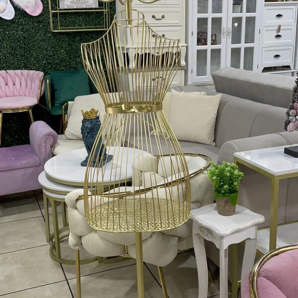 Maniqui Perchero Gold 170x40 para decoraci&oacute;n
