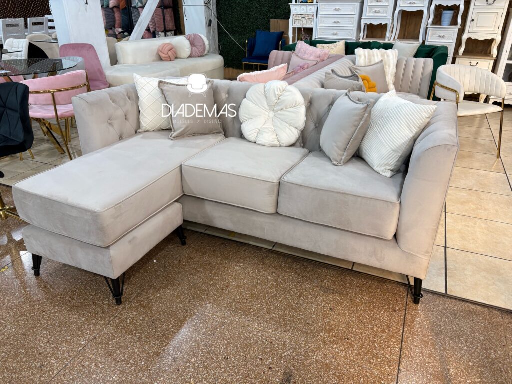 Seccional Paris reversible con resortes