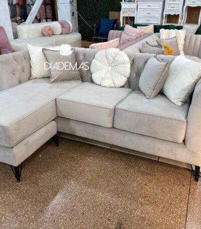 Seccional Paris reversible con resortes