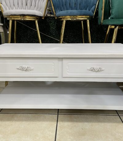 Mesa de Centro Corazon con Cajones 110x50x48