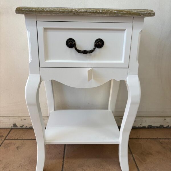 Velador provenzal zapatero madera de olmo 42x35x65