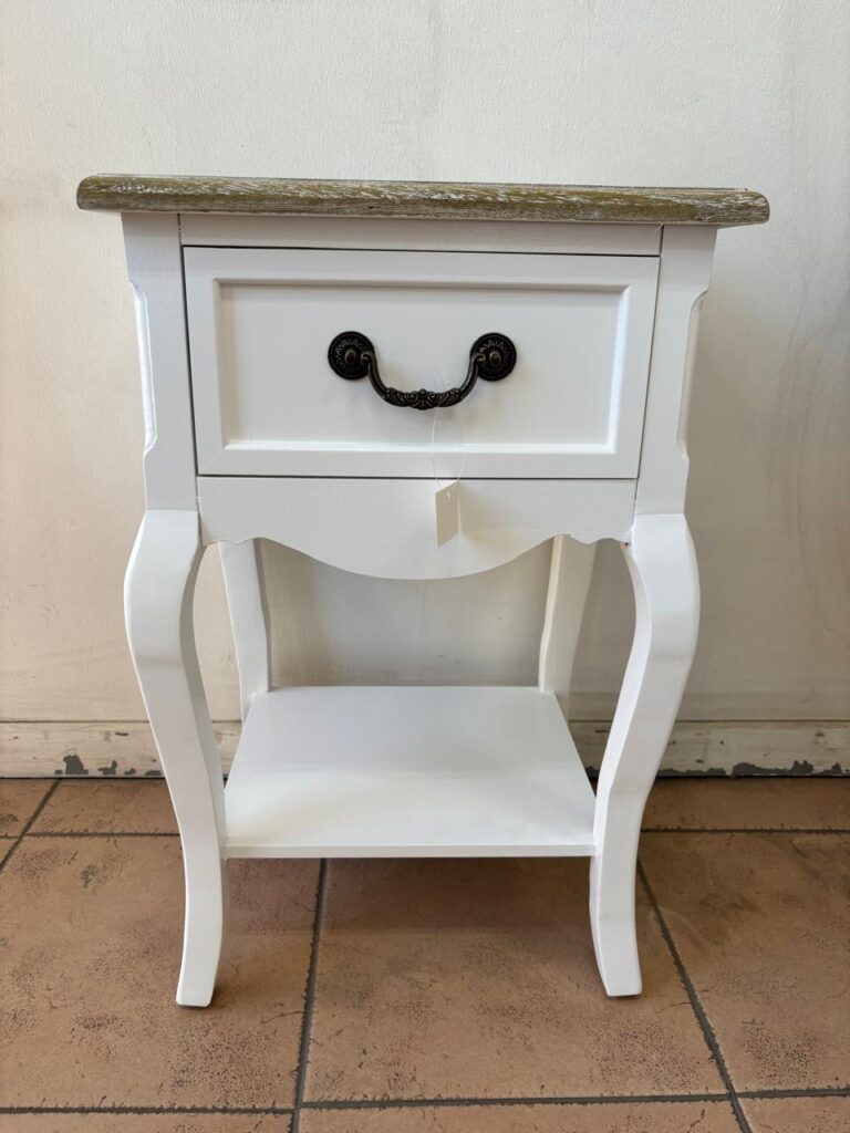 Velador provenzal zapatero madera de olmo 42x35x65