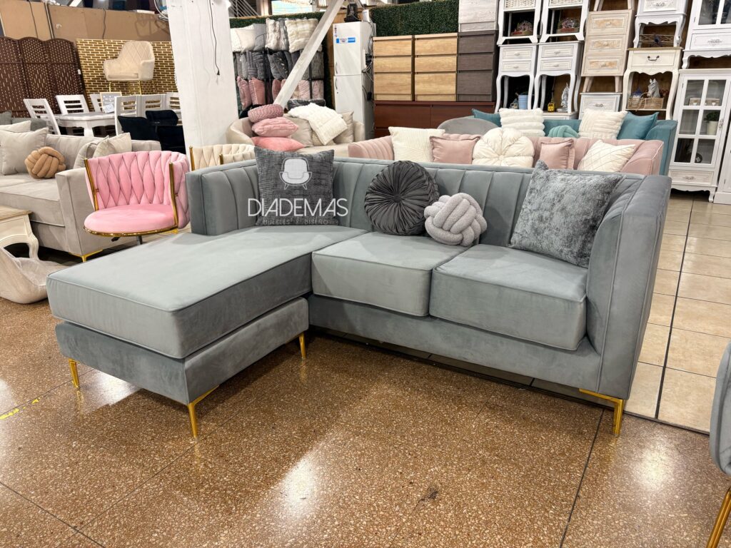 Seccional Londres reversible con resortes