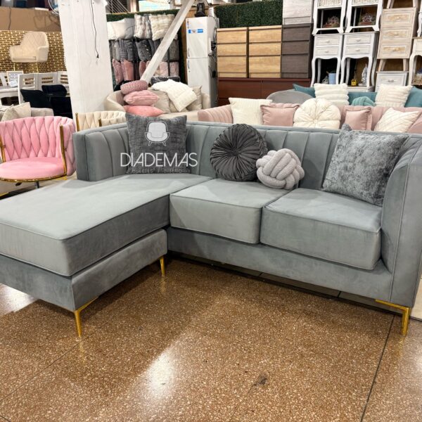 Seccional Londres reversible con resortes