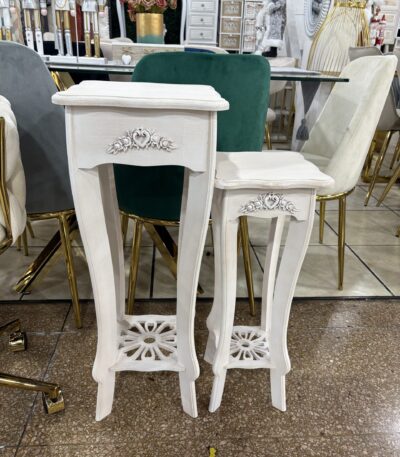 Set Mesa Lateral Corazon de 2 piezas