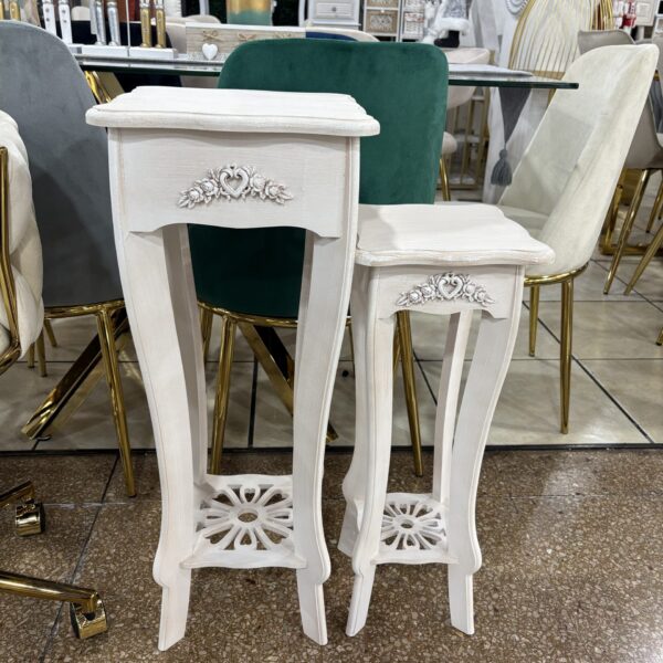 Set Mesa Lateral Corazon de 2 piezas