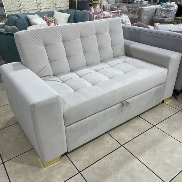Sof&aacute; cama Leon con respaldo reclinable