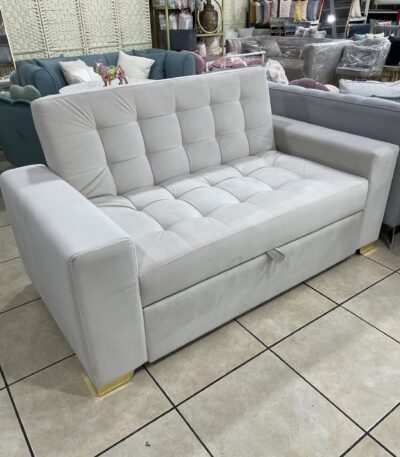 Sof&aacute; cama Leon con respaldo reclinable