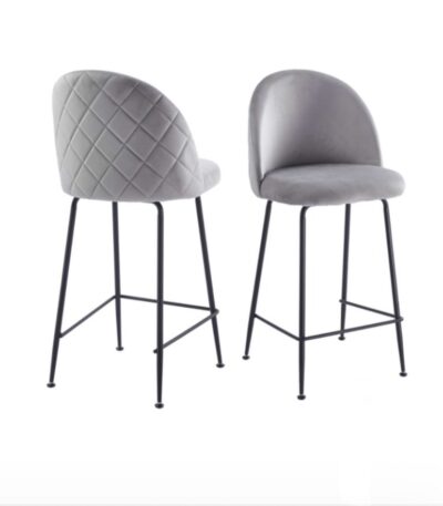 Taburete Diamond Black para barra o cocina
