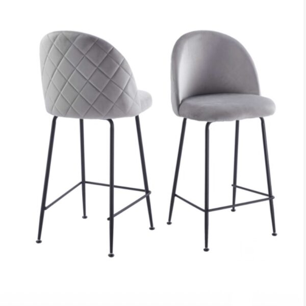 Taburete Diamond Black para barra o cocina