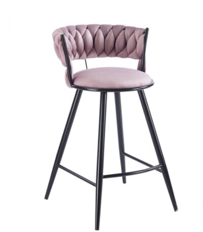 Taburete Trenzado Black para barra o cocina