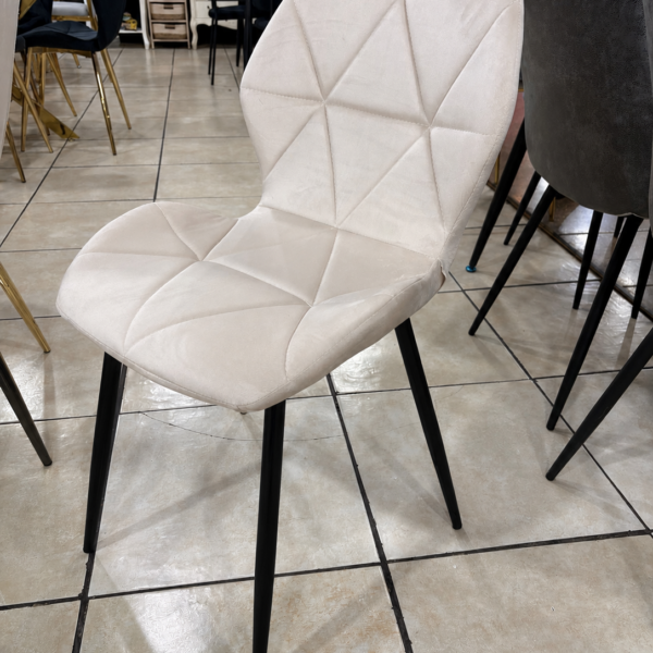 Silla Fiori Top con base met&aacute;lica y felpa